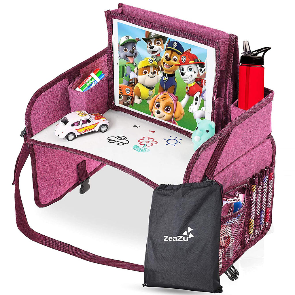 ZK40 Baby Car Seat Storage Tray Kids Toys Food Water Rack Kids Safety Desk  Kids Desk Storage Travel Play Car Accessories - AliExpress